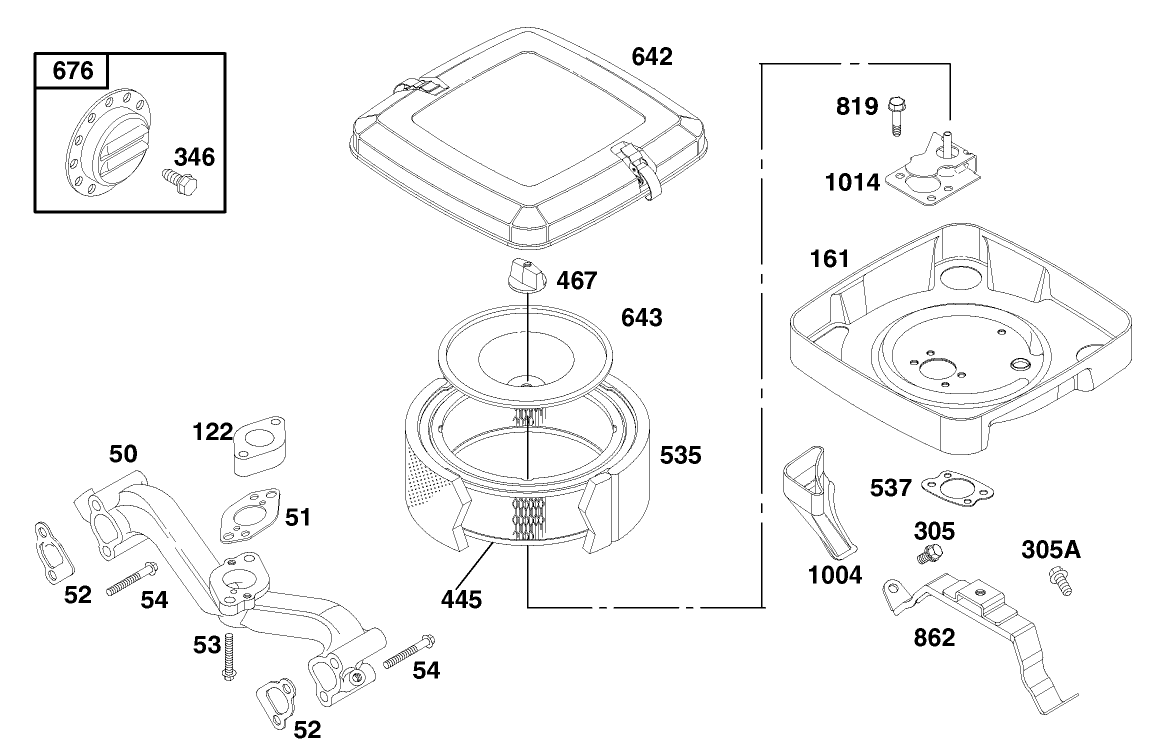 Engine Briggs & Stratton Model 303447-1180-E1