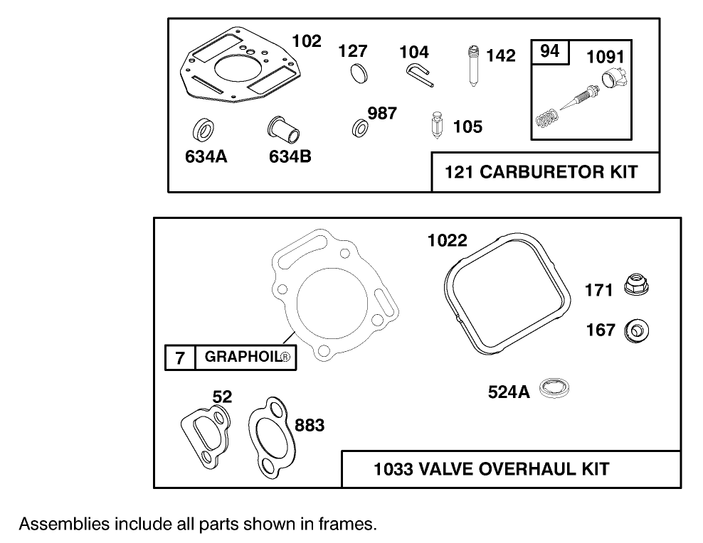 Engine Briggs & Stratton Model 303447-1180-E1