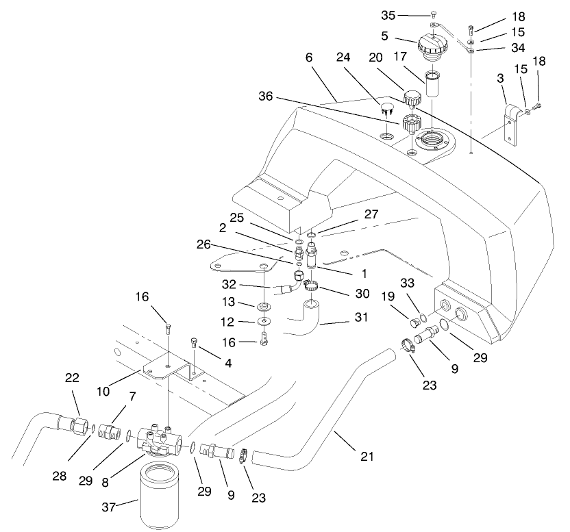 Hydraulic Reservoir Assembly