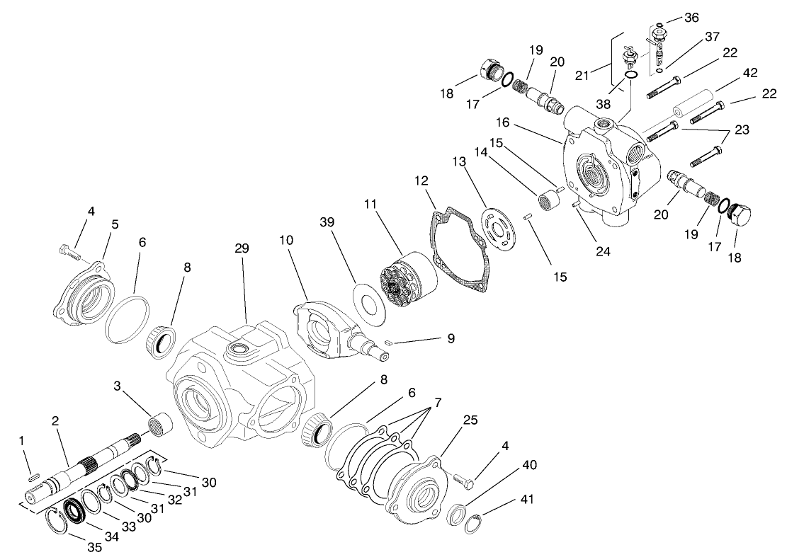 Hydrostat Assembly No. 98-4609