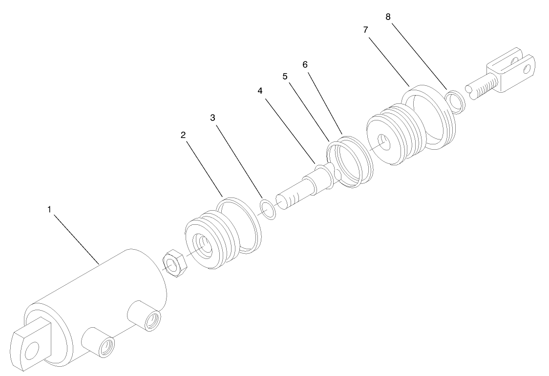Hydraulic Cylinder No. 99-8158