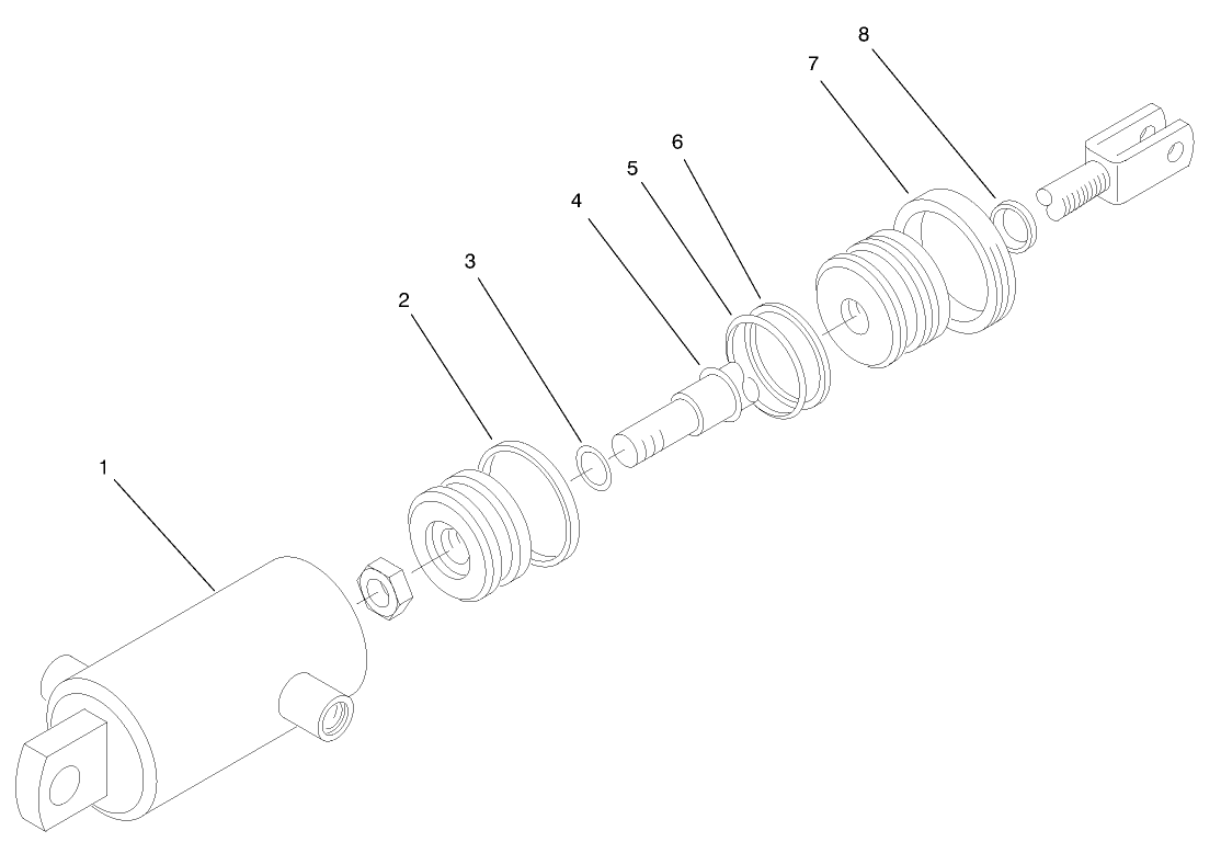 Hydraulic Cylinder No. 99-8157