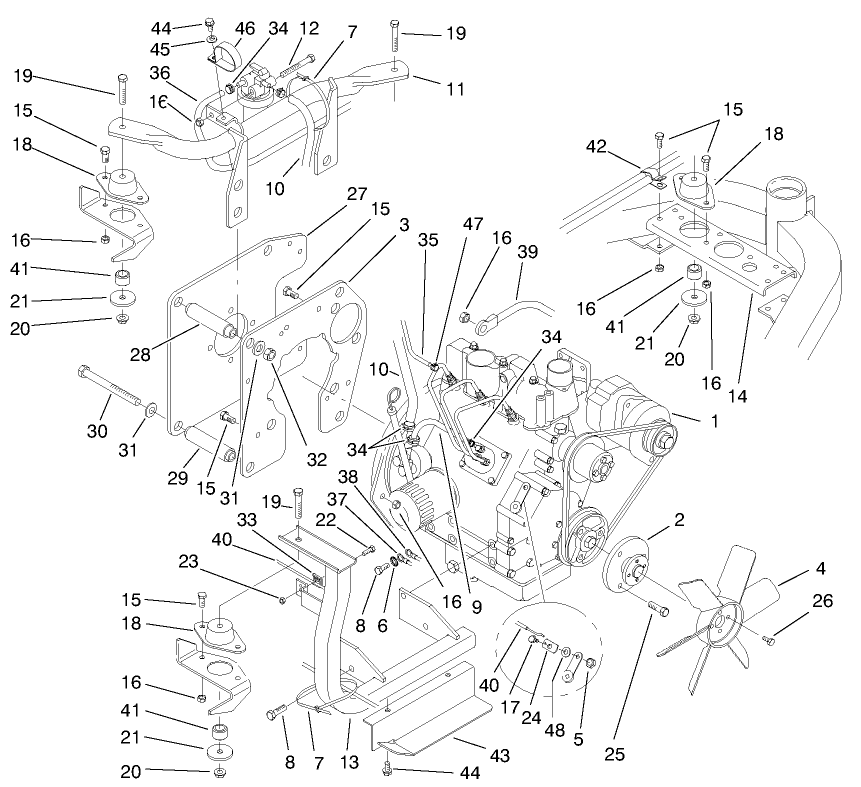 Engine Installation Assembly