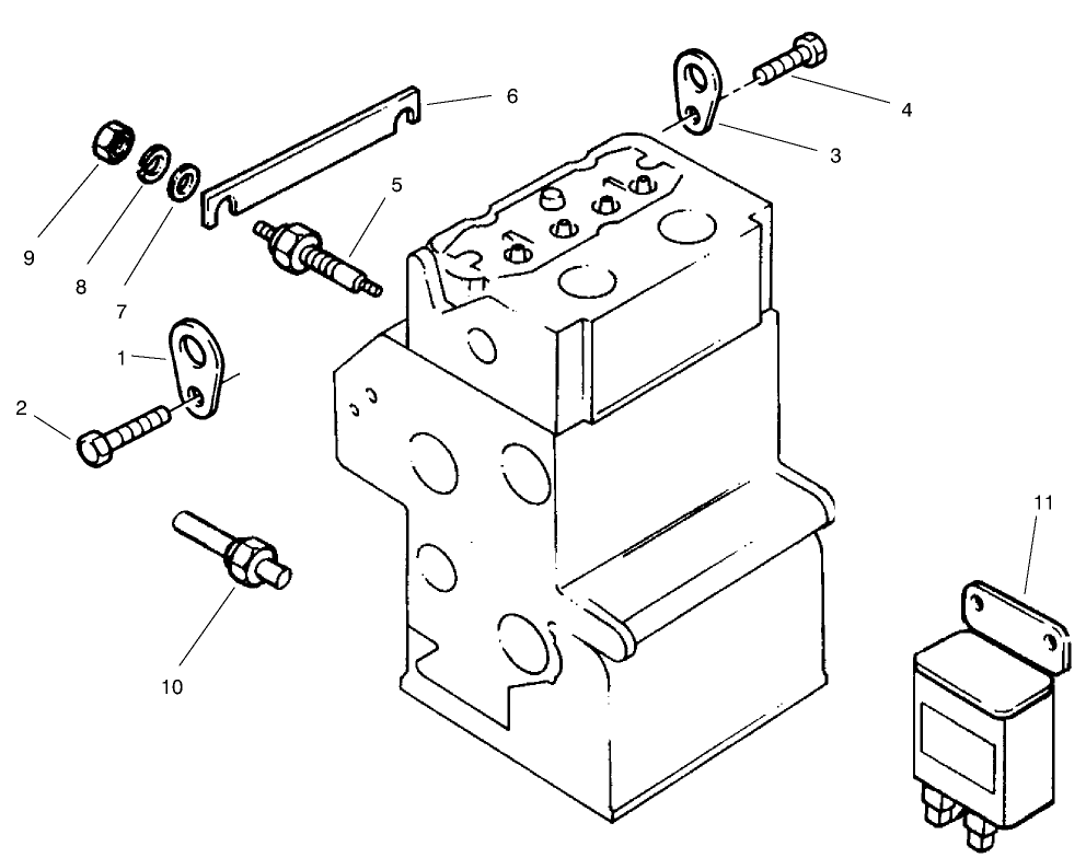 Engine Lifting Tab & Cold Start Assemblies