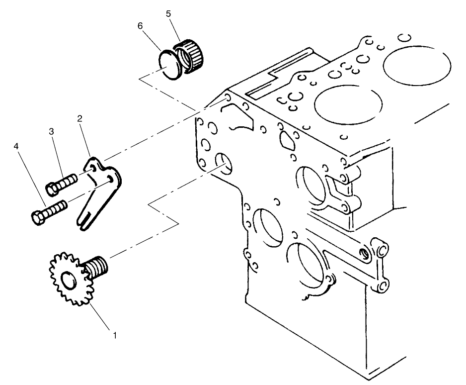Tachometer & Hour Recorder Drive Assembly