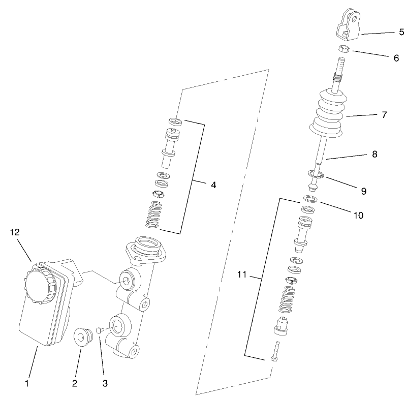 Master Brake Cylinder No. 94-3800