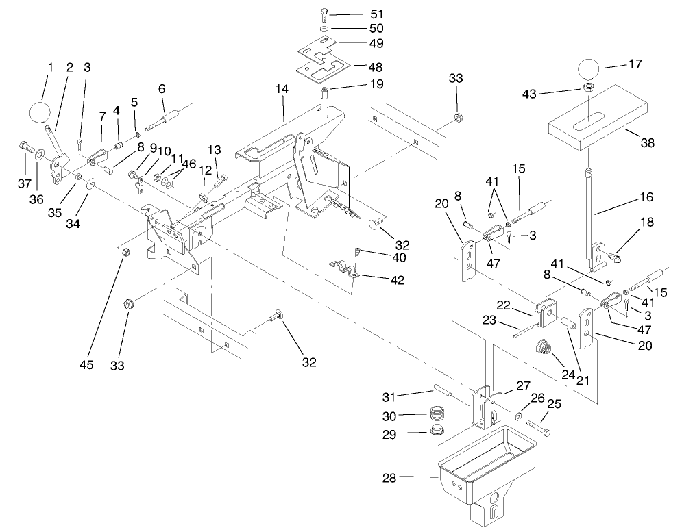 Hi-Lo & Shift Lever Asm