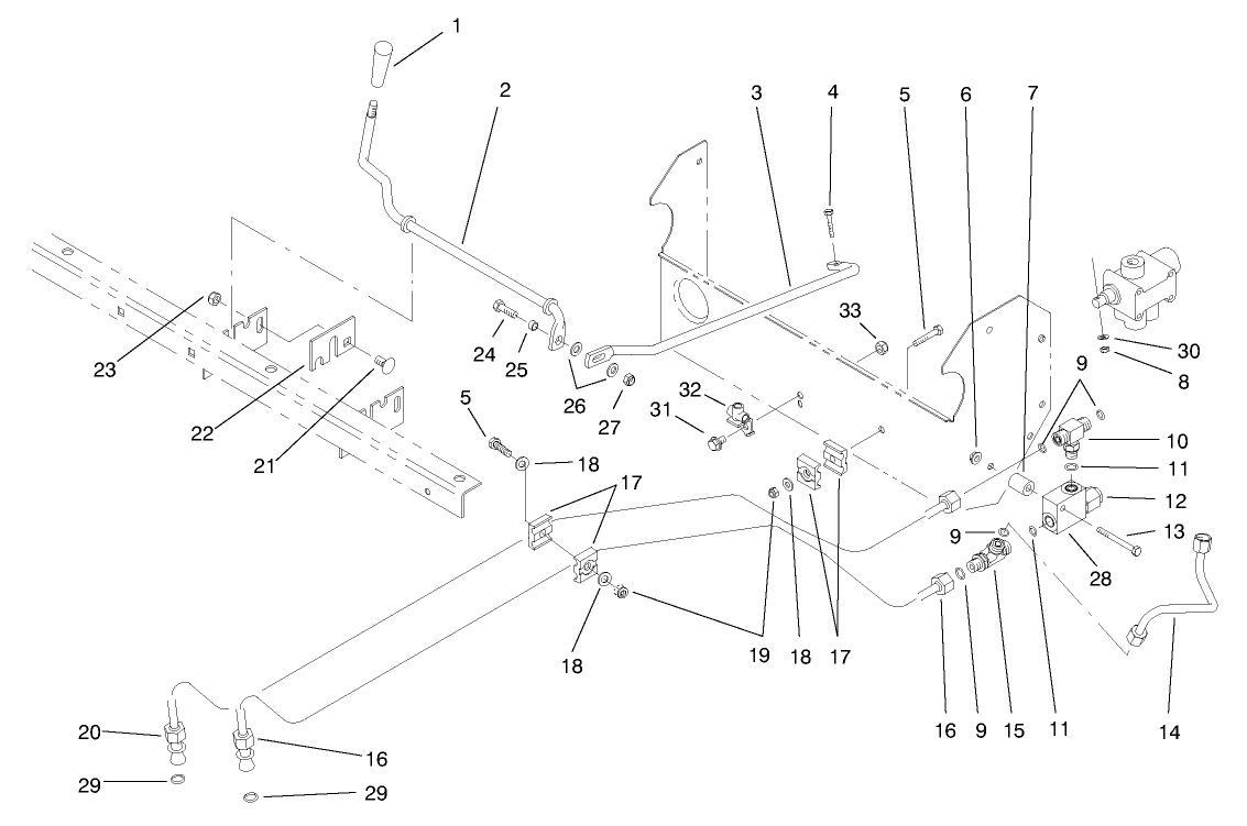 Lift Valve Linkage Asm