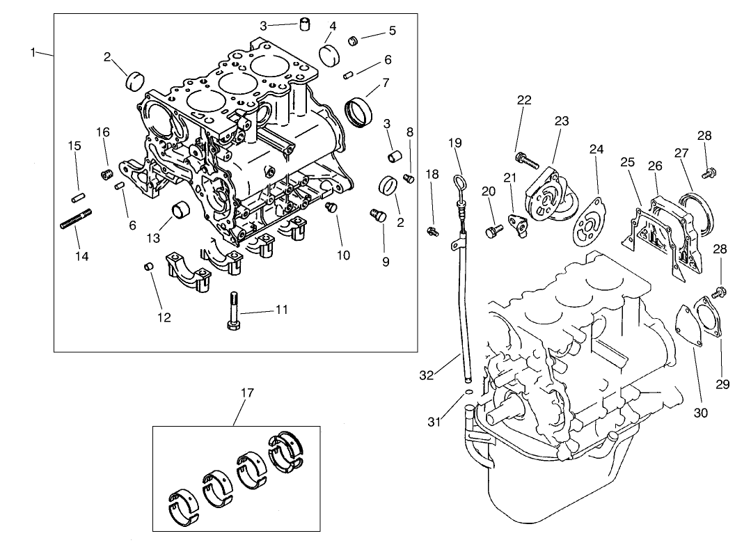 Cylinder Block Asm