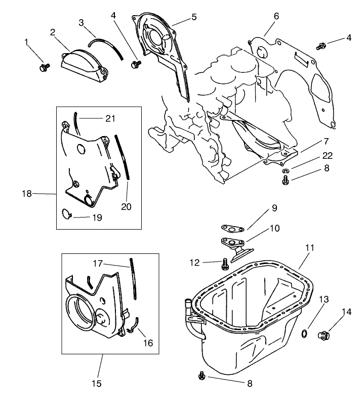 Covers & Oil Pan Asm