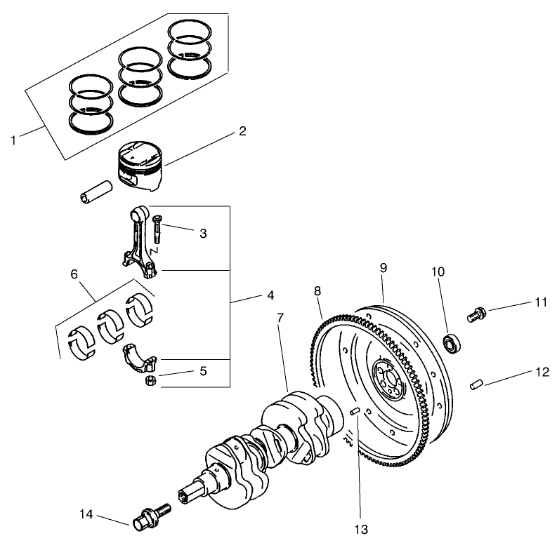 Piston & Crankshaft Asm