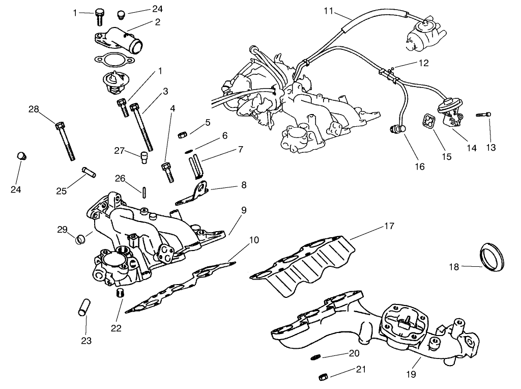 Exhaust & Intake Manifold Ashfh