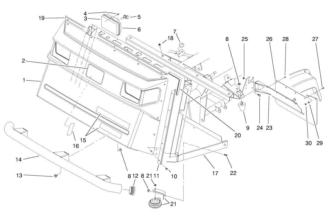 Front Bumper & Hood Assembly