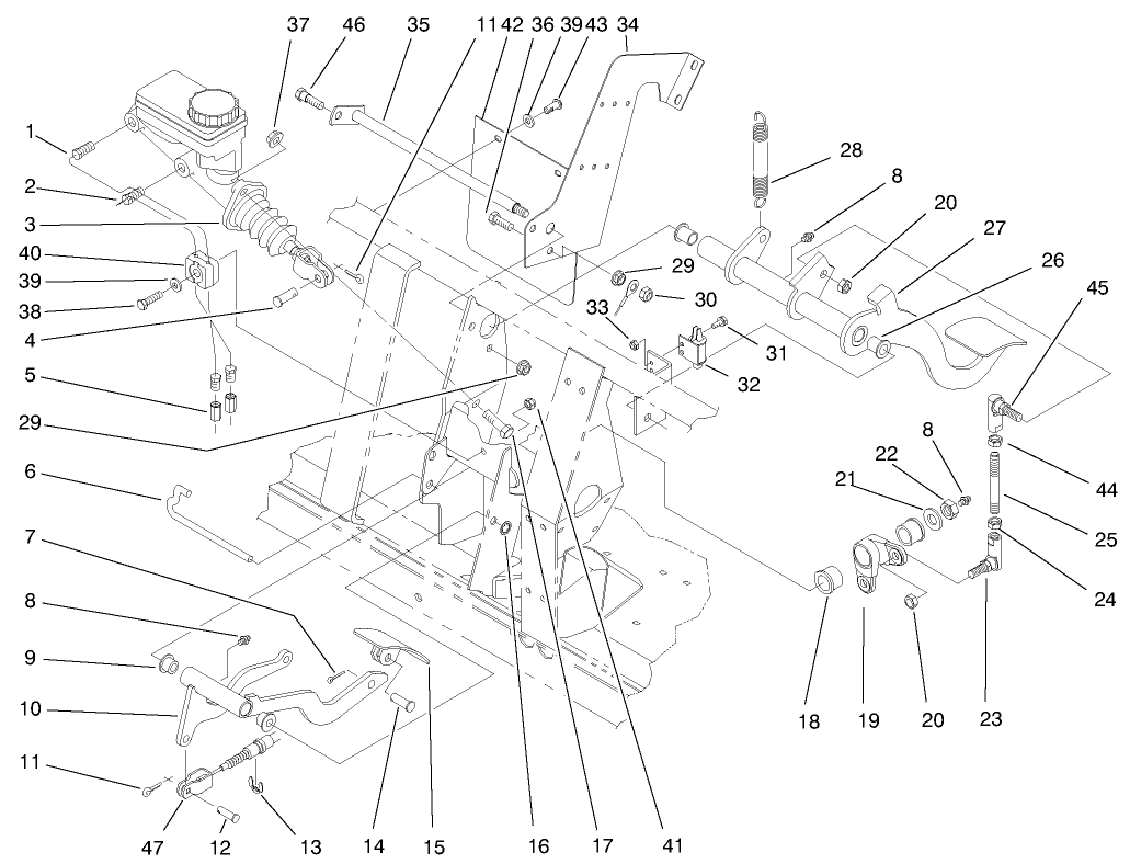 Brake & Accelerator Pedal Assembly