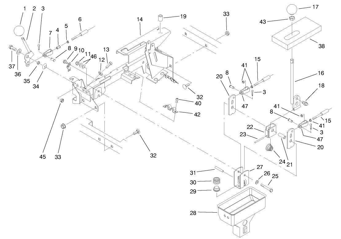 Hi-Lo & Shift Lever Assemblies