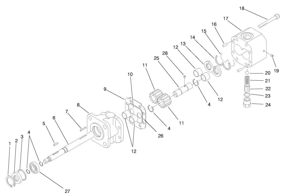 Hydraulic Pump Assembly No. 87-5700
