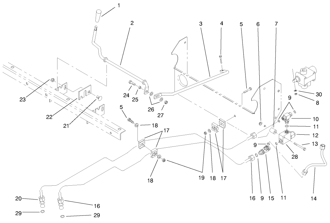 Lift Valve Linkage Assembly