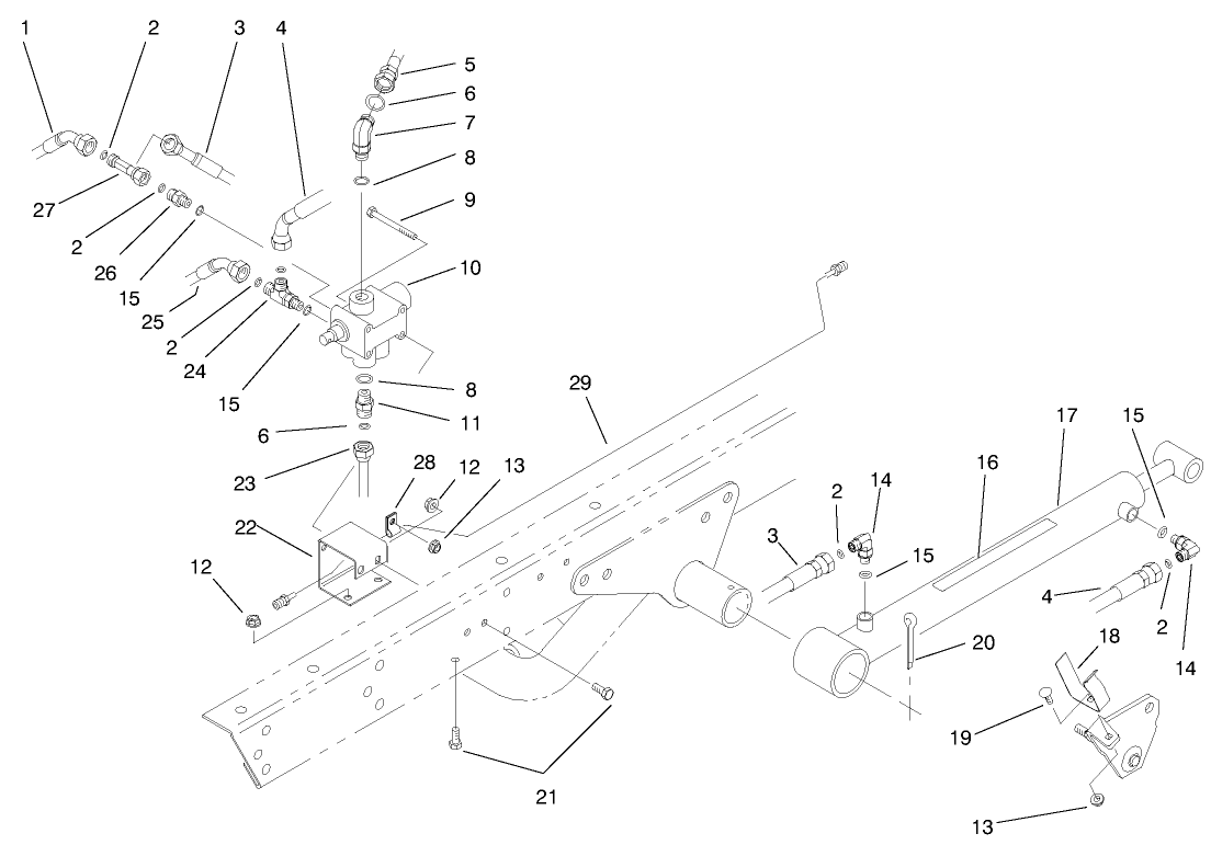 Lift Valve & Cylinder Assembly