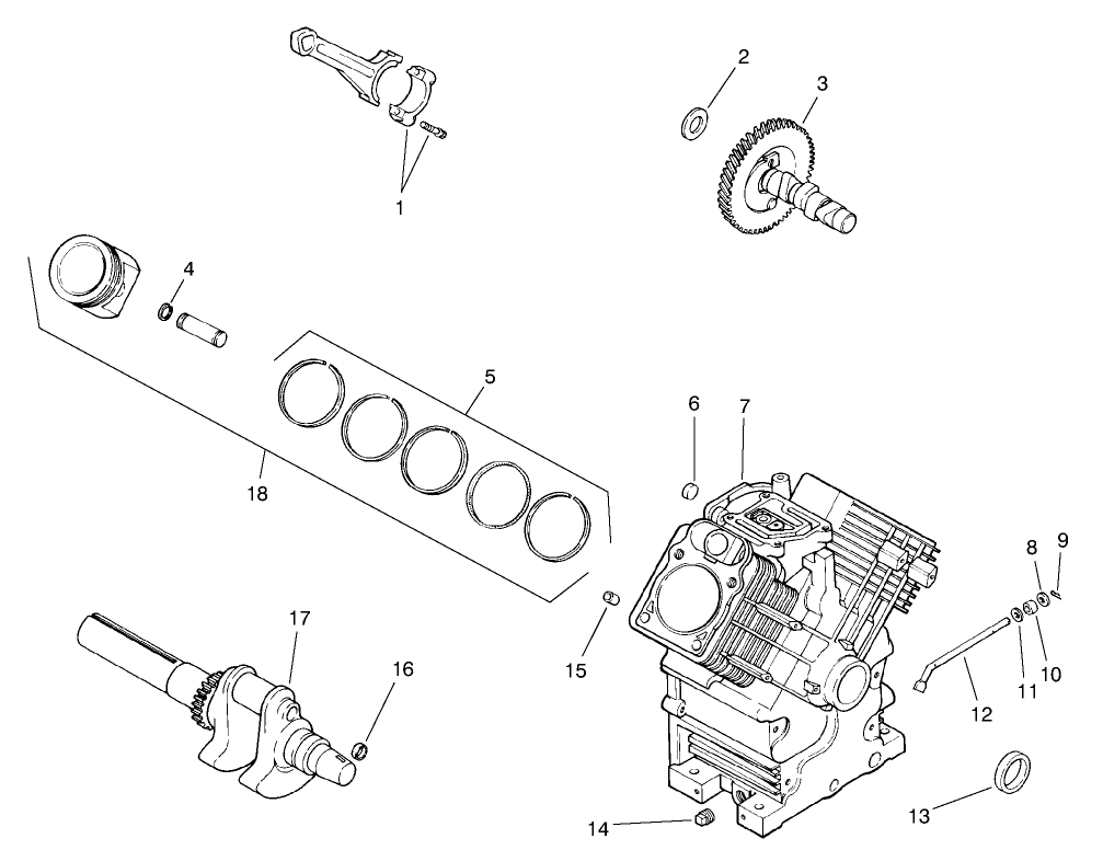 Engine Kohler Model Ch22s Spec. No. 66513