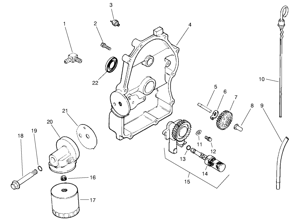 Engine Kohler Model Ch22s Spec. No. 66513 (cont.)
