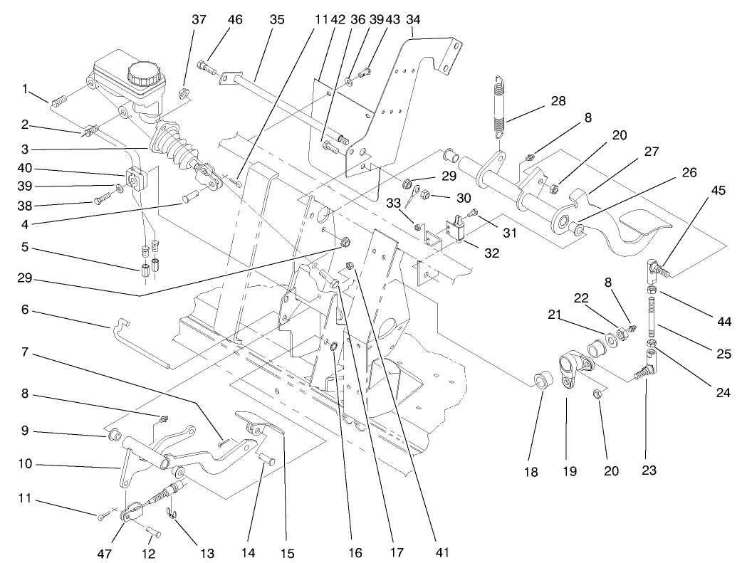 Brake & Accelerator Pedal Assembly
