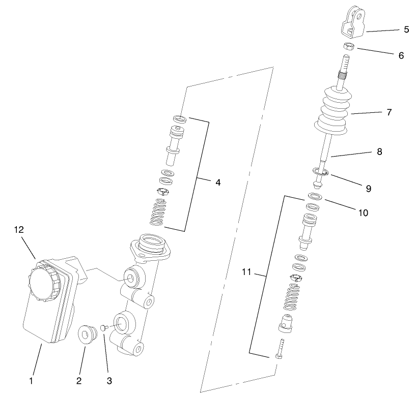Master Brake Cylinder No. 94-3800