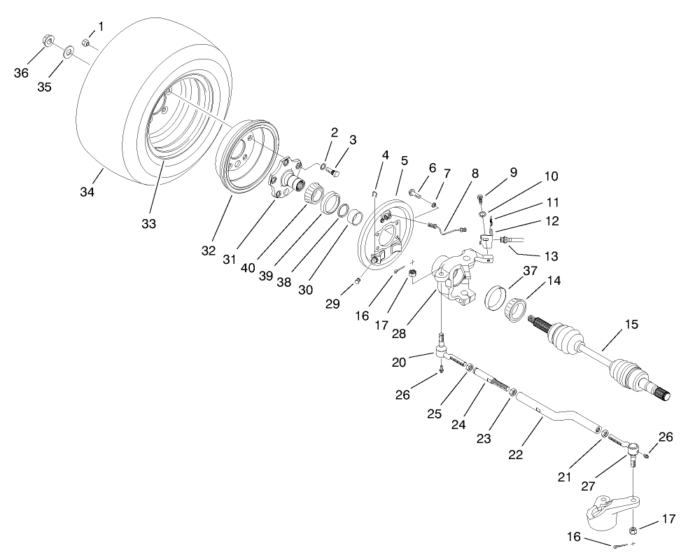 Front Wheel Assembly