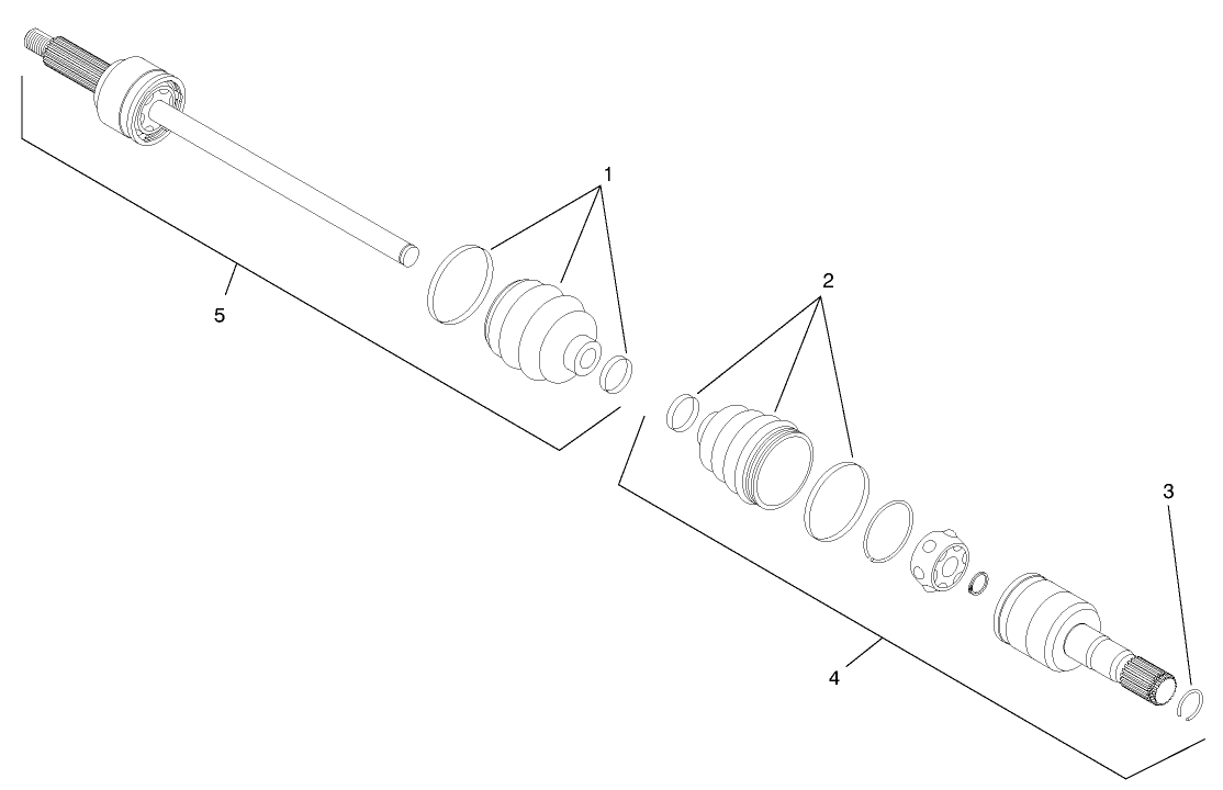 Contstant Velocity (cv) Joint Assembly No. 93-7078