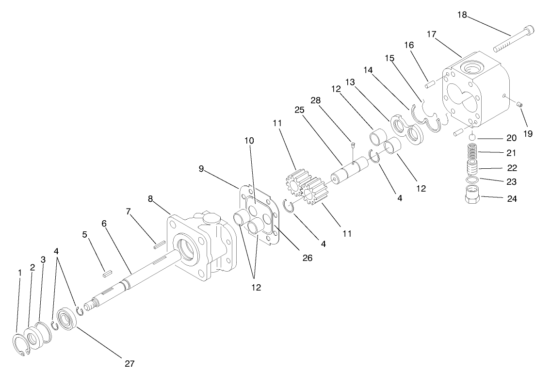 Hydraulic Pump Assembly No. 87-5700