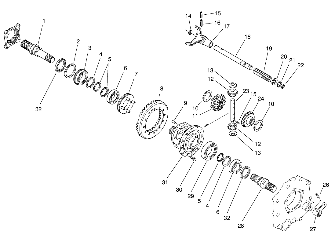 Differential Gear Assembly