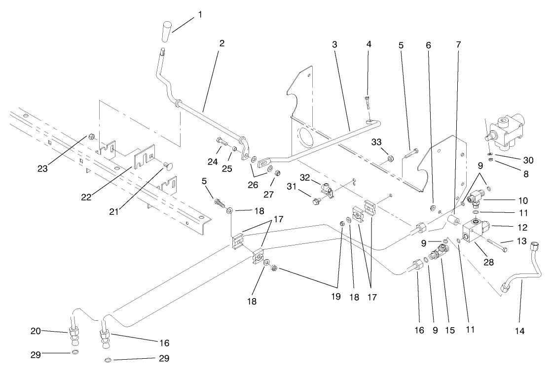 Lift Valve Linkage Assembly