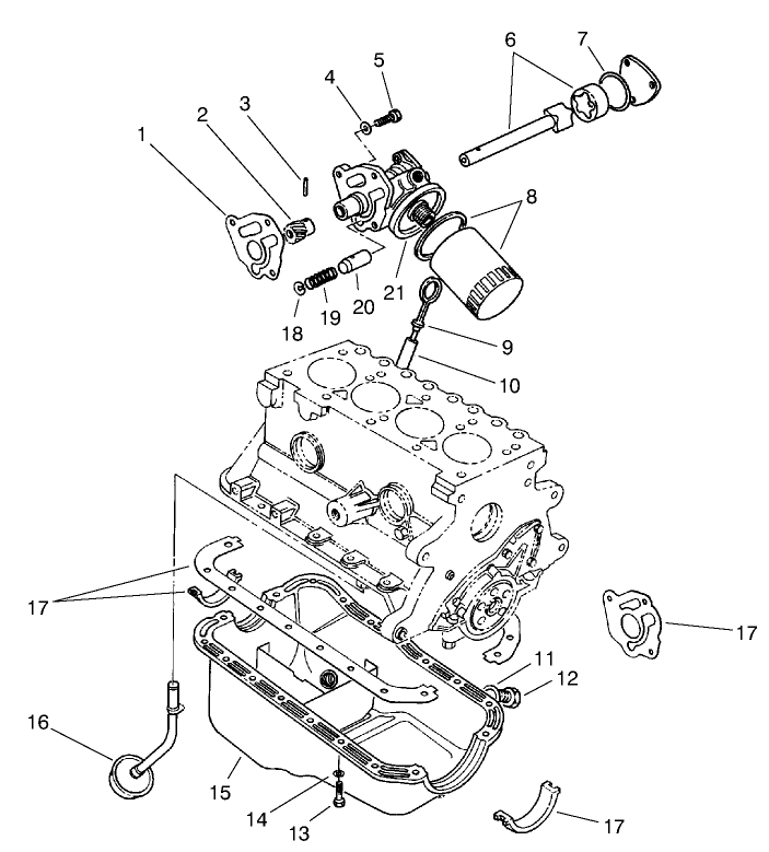 Oil Pump & Filer Asm