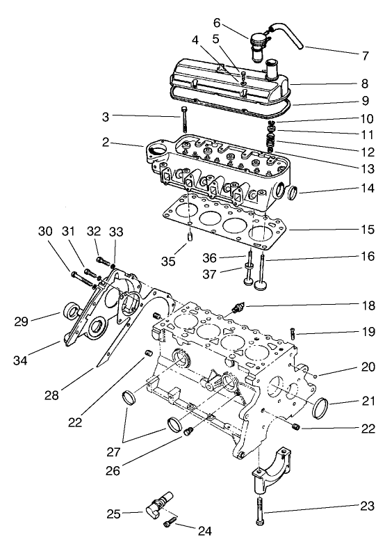 Cylinder Head & Valve Asm