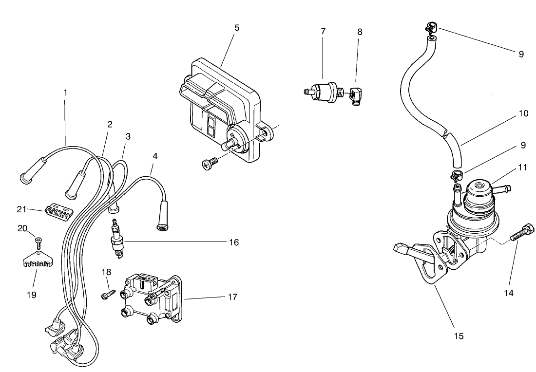 Ignition & Fuel Pump Asm