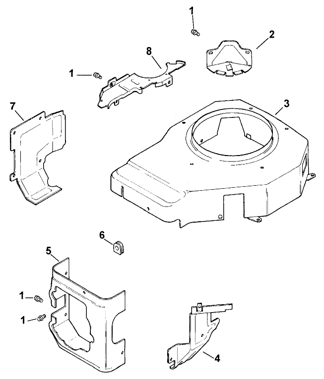 Blower Housing And Baffles