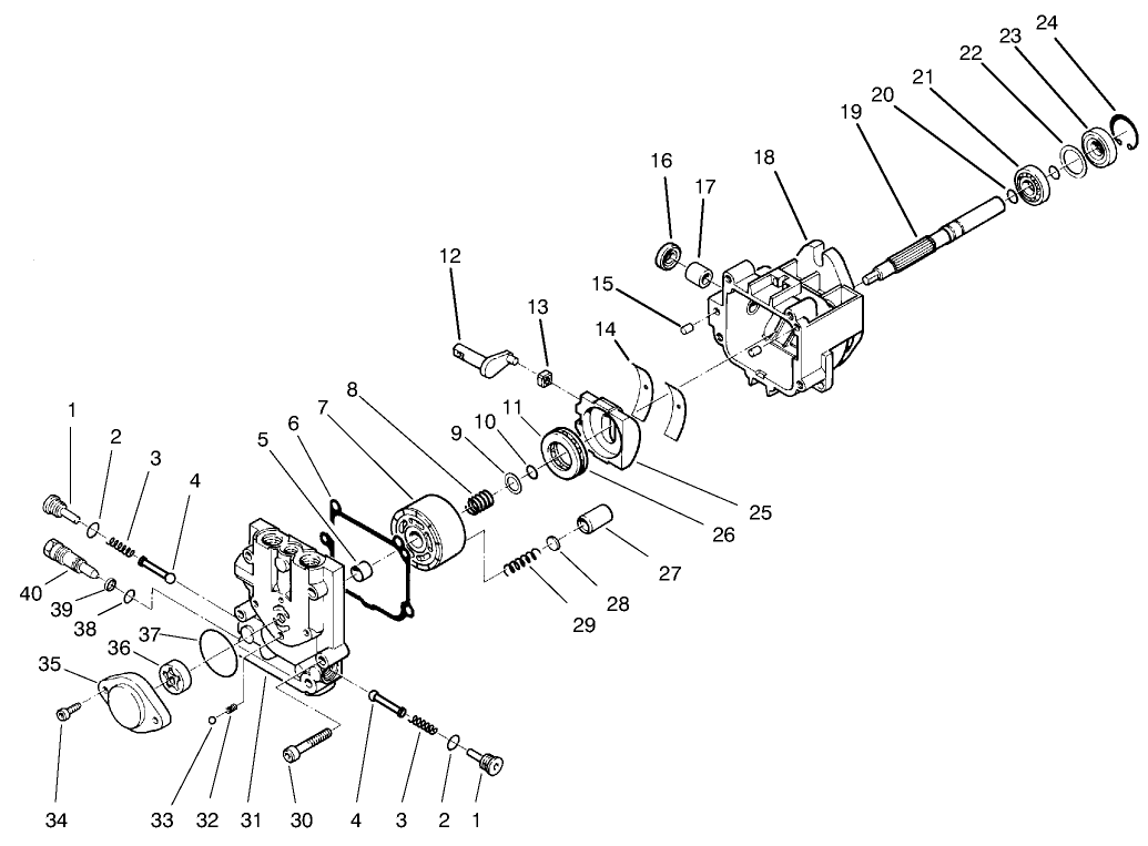 Hydraulic Pump Assembly No. 95-1538