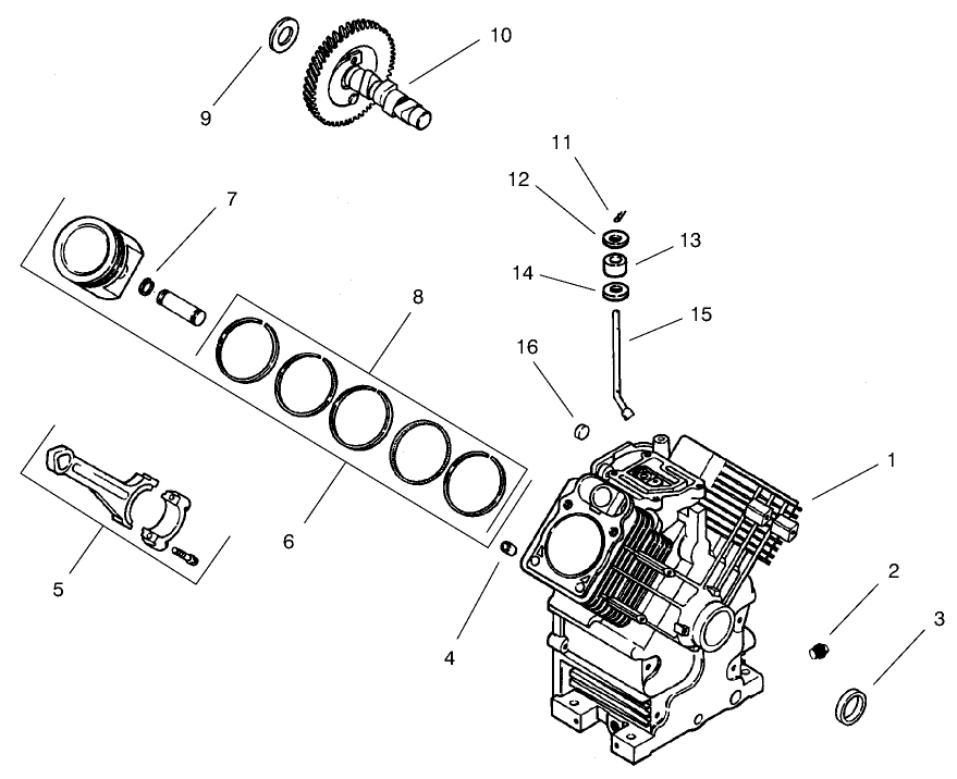 Group 2-Crankcase (ch25s 68606 Kohler)