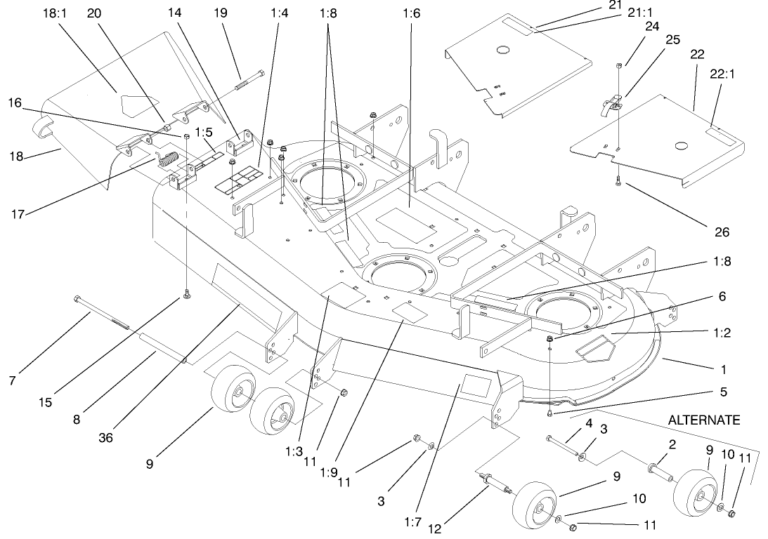 Cover And Rollers Assembly