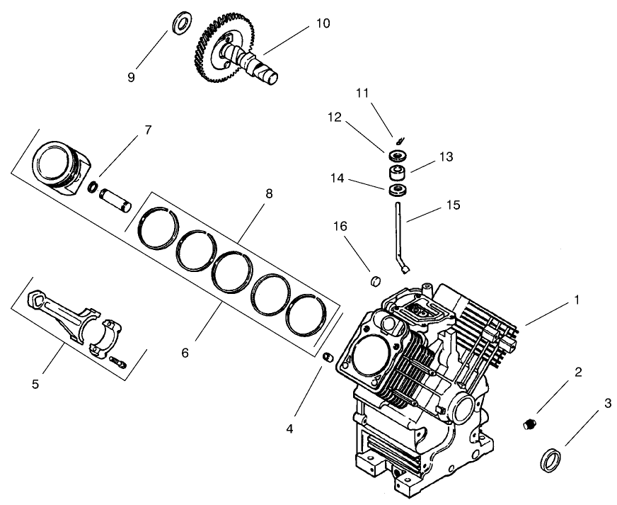 Group 2-Crankcase (ch25s 68606 Kohler)