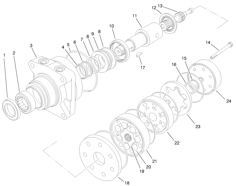 Hydraulic Drive Motor Assembly No. 92-9199