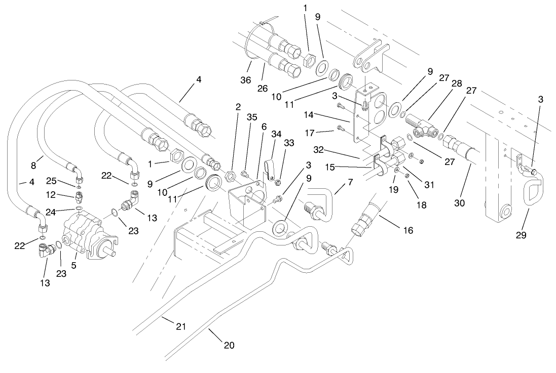 Reel Motor Installation Assembly-Rear