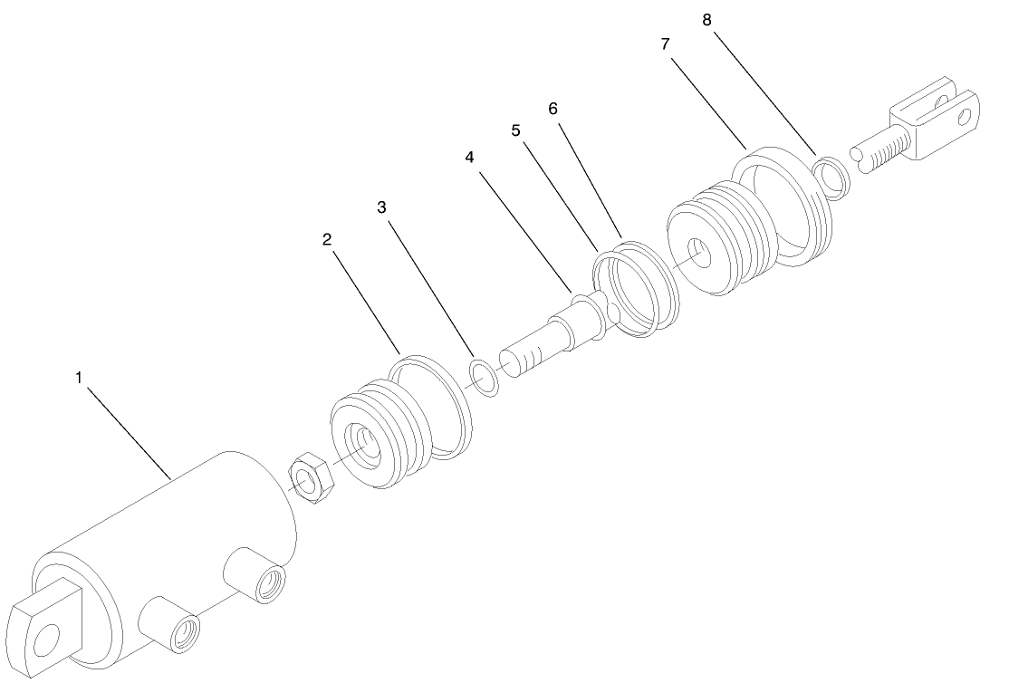 Hydraulic Cylinder No. 99-8158