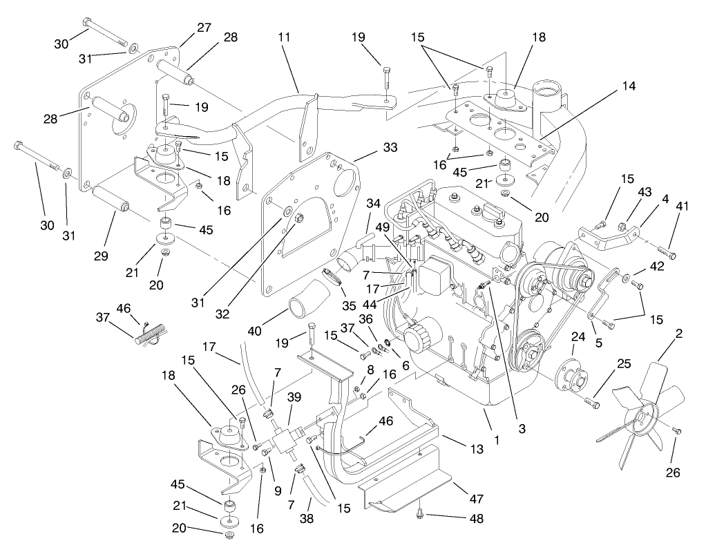 Engine Installation Assembly