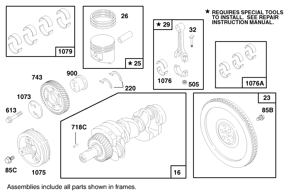 Engine Briggs & Stratton Model 433447-0115-A1