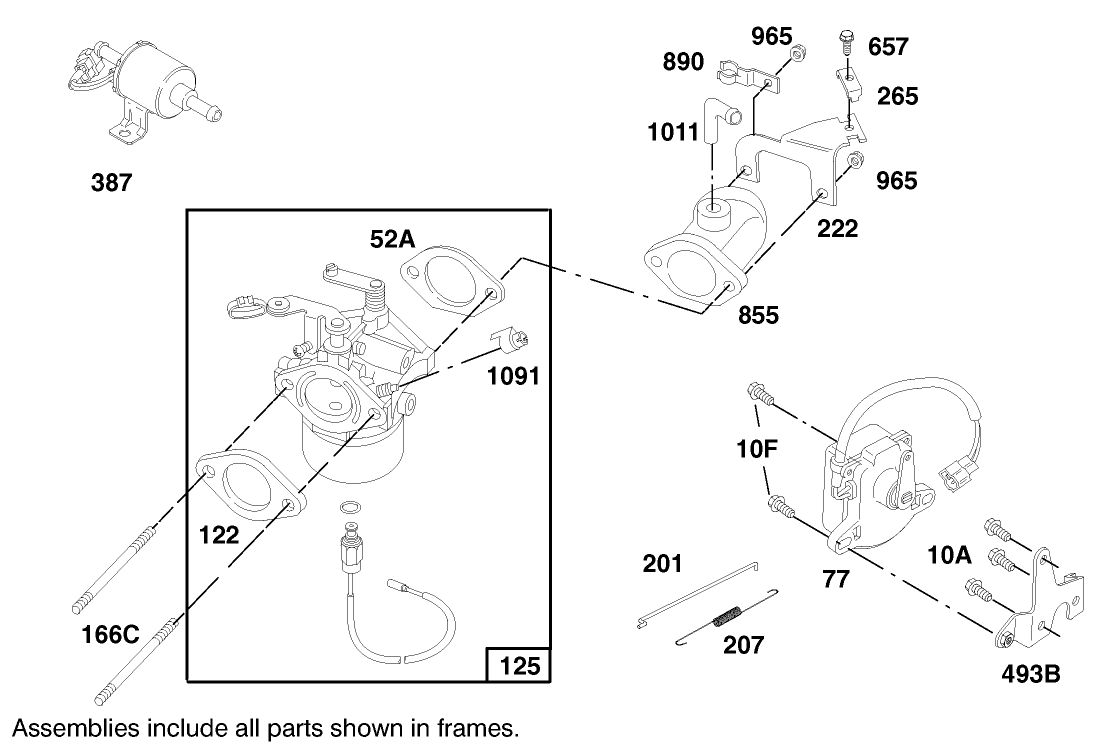 Engine Briggs & Stratton Model 433447-0115-A1