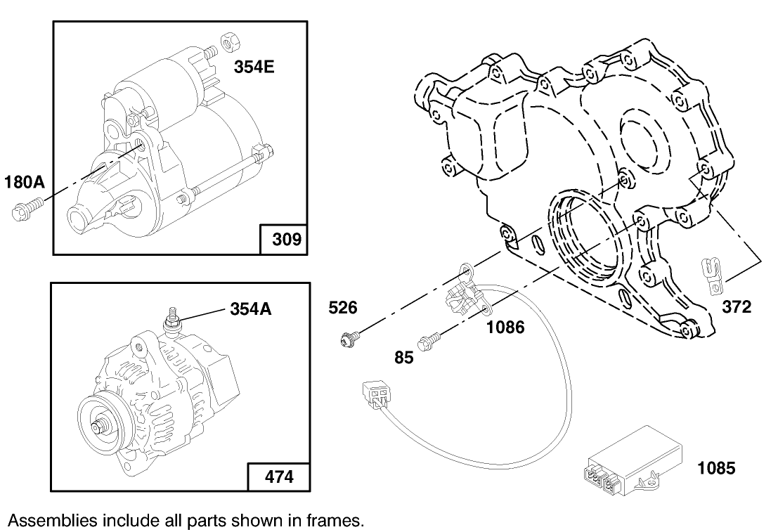 Engine Briggs & Stratton Model 433447-0115-A1