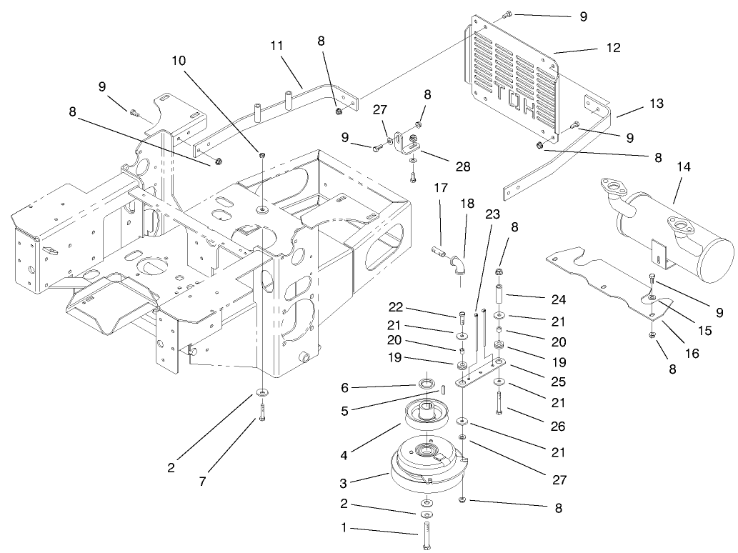 Engine And Clutch Assembly