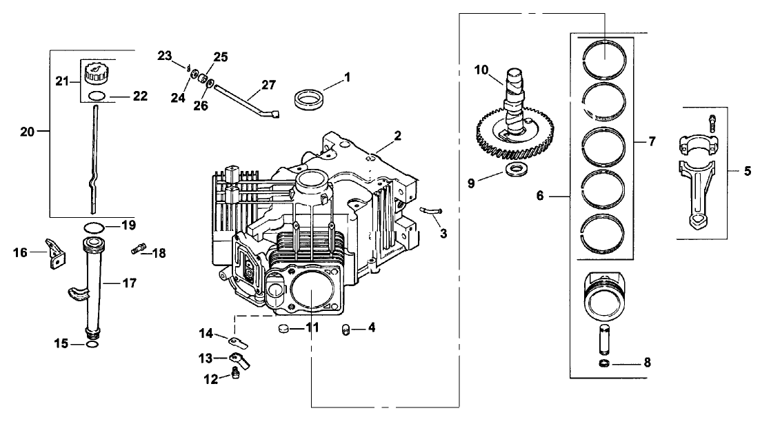 Group 2-Crankcase Assembly