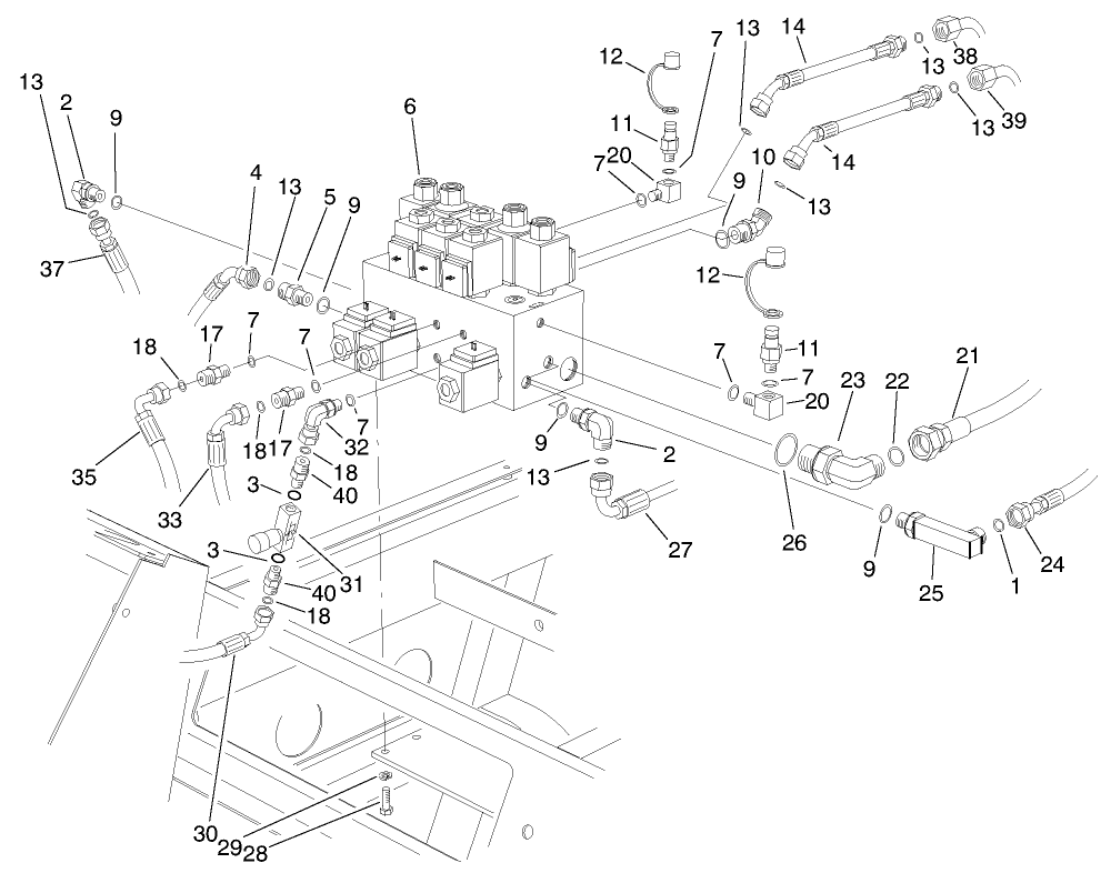 Hydraulic Control Manifold Asm