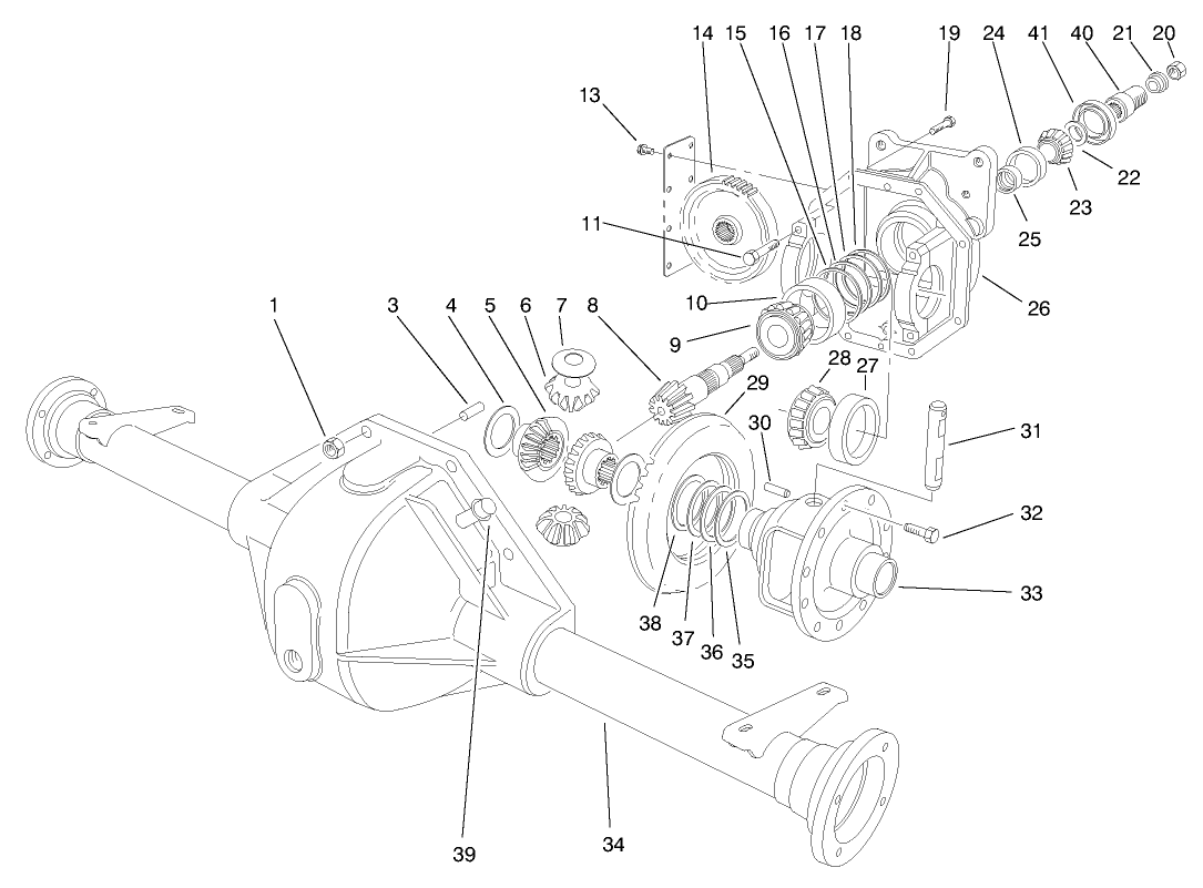 Front Axle Asm No. 94-6933